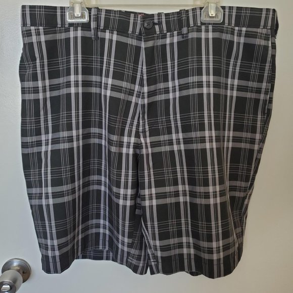 Mens plaid golf shorts Haggar H26 size 40 - Picture 1 of 5